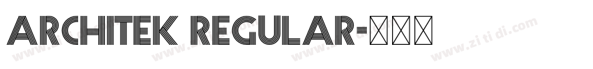 Architek Regular字体转换 Architek Regular字体转换
